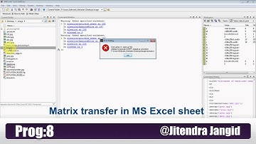 transfer and read data from excel sheet with Matlab simple method