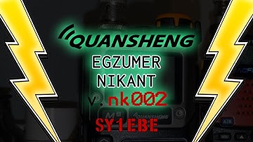 CAN YOU MORSE ? Quansheng UV-K5, UV-K6 EGZUMER-NIKANT nk002 firmware // SY1EBE