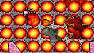 (EXP) Rare Item Dropped from the First Solo Demon! (Nova 2005 - RL Tibia 7.4) Nutap