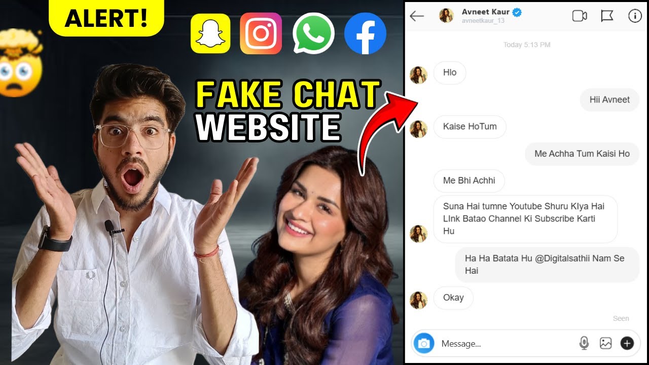 How To Create a FAKE Whatsapp, Snapchat, Instagram Chat!