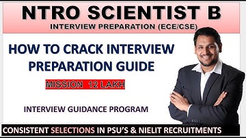 NTRO SCIENTIST B INTERVIEW PREPARATION STRATEGY | INTERVIEW GUIDANCE PROGRAM #ntro #govtjobs