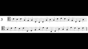 Fixed-do Solfège 27: Soprano and Tenor Clefs, Mixed Examples