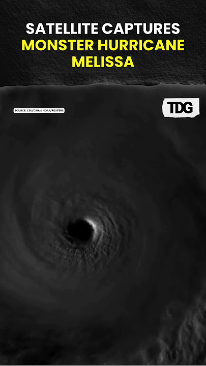 #watch | Satellite Images Reveal Massive Hurricane Melissa Churning Over Caribbean Sea | #shorts