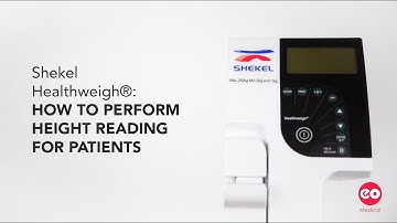 Healthweigh: How To Perform Height Reading on a Physician Scale