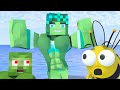 Minecraft: Muscular & fat Alex Life | love Zomma ZomBo | Muscular girl | Minecraft Animation