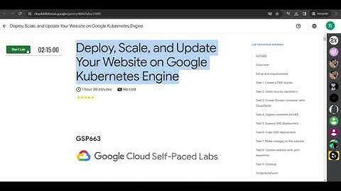 [NEW!] Deploy, Scale, and Update Your Website on Google Kubernetes Engine | #GSP663 | #qwiklabs