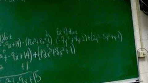 Chapter 13, Section 3, Pt. B: Add and Subtract Polynomials