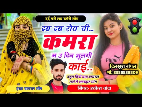 लव स्टोरी मीना गीत - दब दब रोव ची कमरा म उ दिन भूलगी काई || Harkesh Chanda New Meena Geet 2026