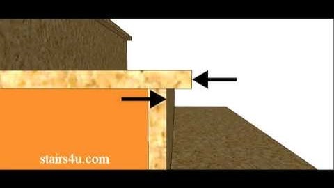 Maximum Overhang for Stair Tread Nosing – Stairway Building Codes