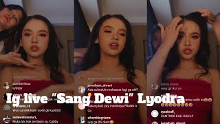 Instagram Live Lyodra saat akan tampil di Hotel Banjarmasin Internasional