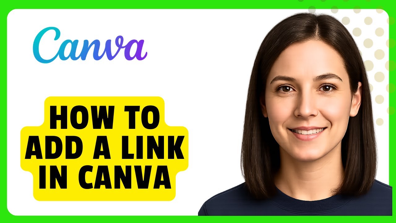 How to Add a Link in Canva - YouTube