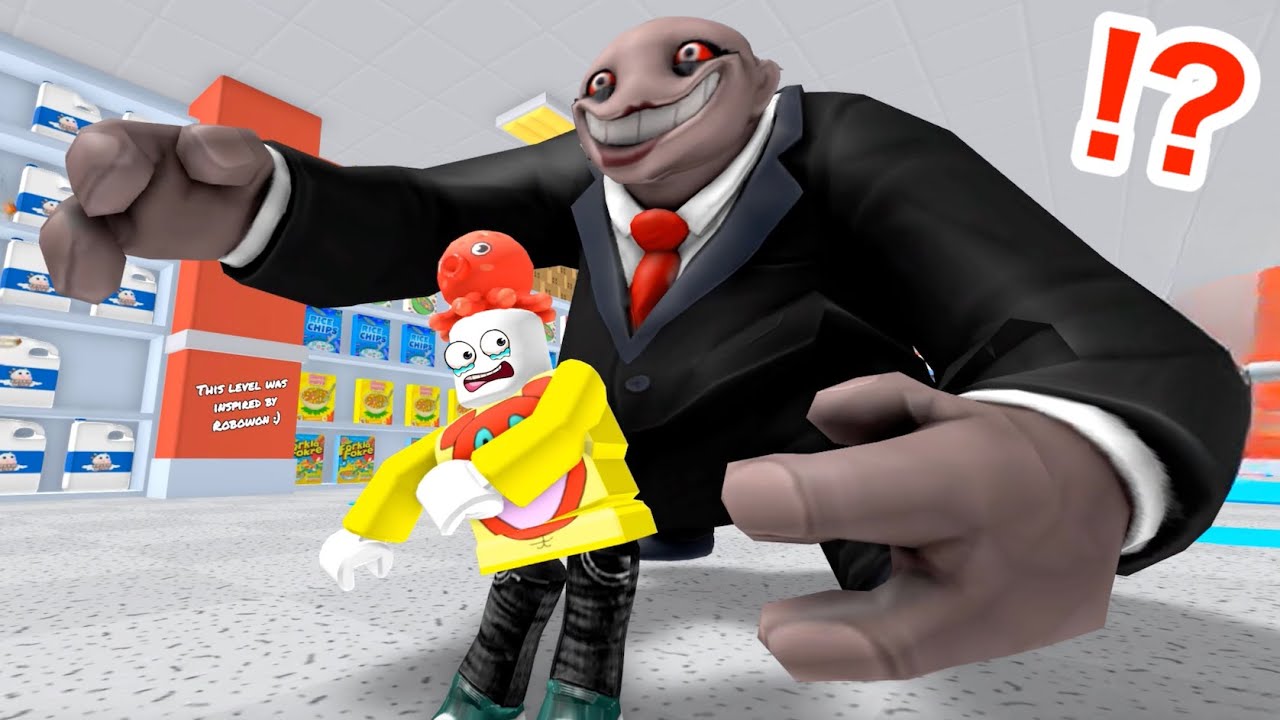 Escape from the scary supermarket manager Roblox - YouTube
