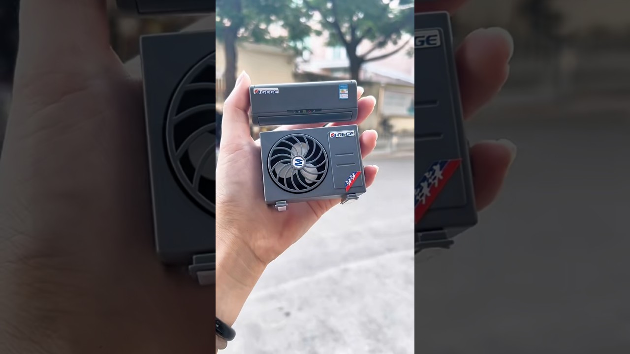 Mini AC Style Car Air Solar Freshener | AC Vent Long-Lasting Car Perfume with Rotating Fan 