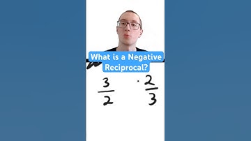 What on Earth is a Negative Reciprocal?