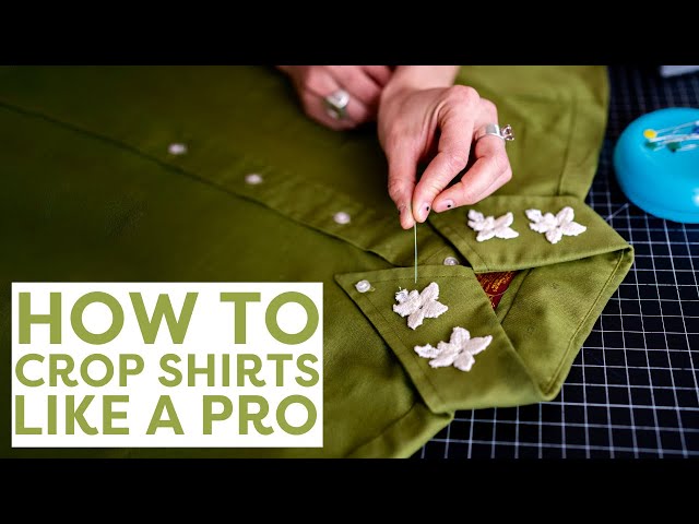 how to crop a dress shirt A Stupidly Simple Guide To Cropping Your Shirts