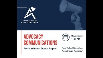 Virtual Advocacy Series #1: Advocacy Communications for Maximum Donor Impact