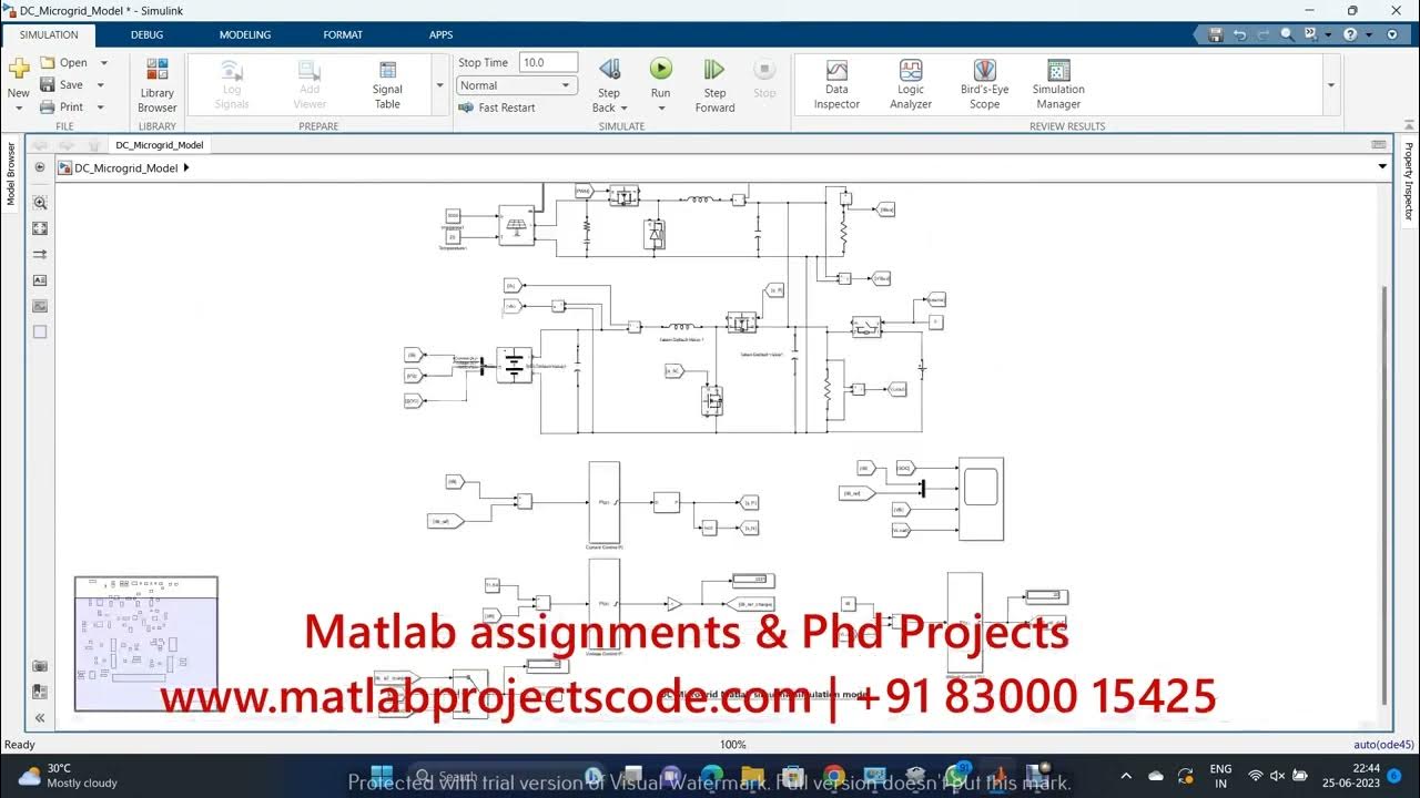 Dc microgrid matlab simulink simulation model matlab simulink model