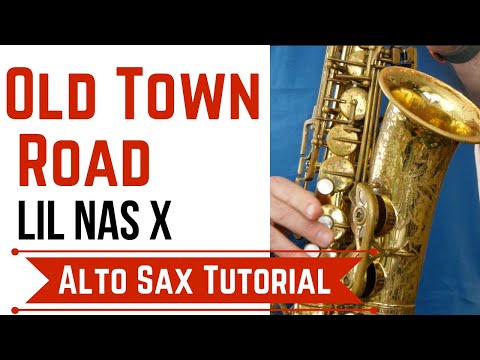 old-town-road-|-alto-sax-tutorial