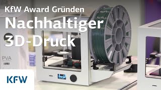 QiTech macht 3D-Drucker nachhaltig | KfW Award Gründen 2022