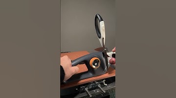 Kitchen scissors fixed by the ProEdge #fyp #knife #knifesharpening #ray #knifesharpener #rui