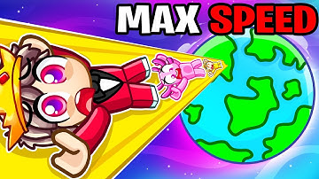 Bereik MAXIMALE SNELHEID in Roblox Climb and Roll...
