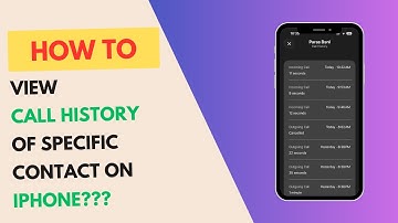 How to View Phone Call History of Specific Contacts in iOS 26 on iPhone