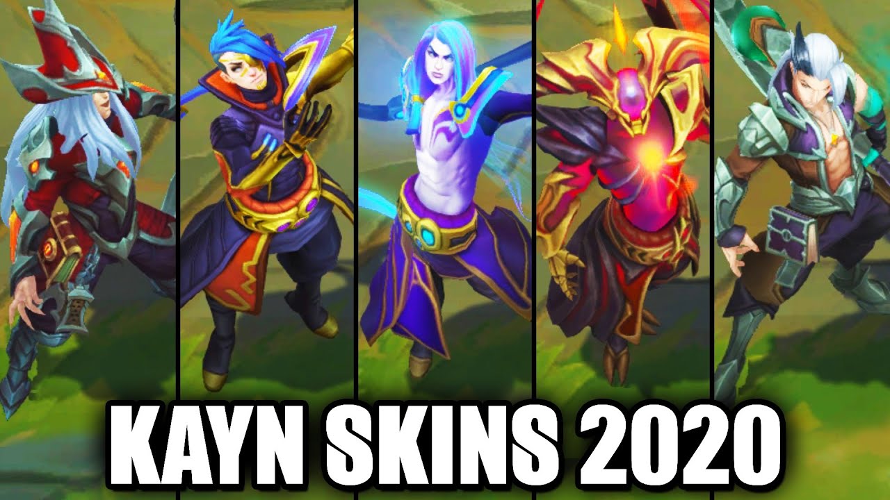 All Kayn Skins Spotlight (League of Legends) - YouTube