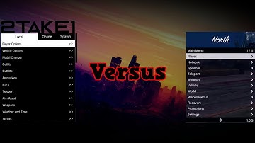 GTA 5 ONLINE 2TAKE1 VS NORTH MOD MENU (PROTECTION BATTLE)