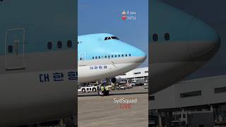 Korean Air 747-8 Close & Personal! #aviation #boeing #shorts