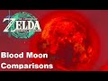 Blood Moon Comparisons Between Legend of Zelda Breath of the Wild and Tears of the Kingdom!