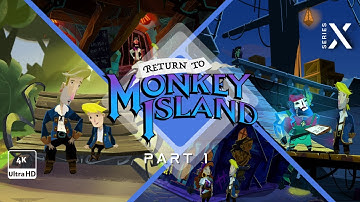 Return To Monkey Island Xbox Series X 4K Gameplay Walkthrough Part 1