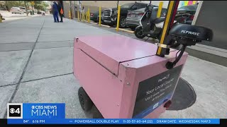 Robots delivering food in Miami? Better get used to it