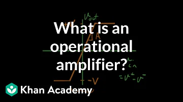 What is an operational amplifier?