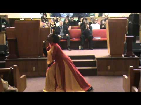 Candace Armstrong in Praise Dance Ministry 01292011