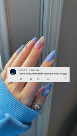 get perfectly shaped nails this way 🤫🔪💅🏻(HELPFUL) #diynails #naturalnails #nails #nailshape