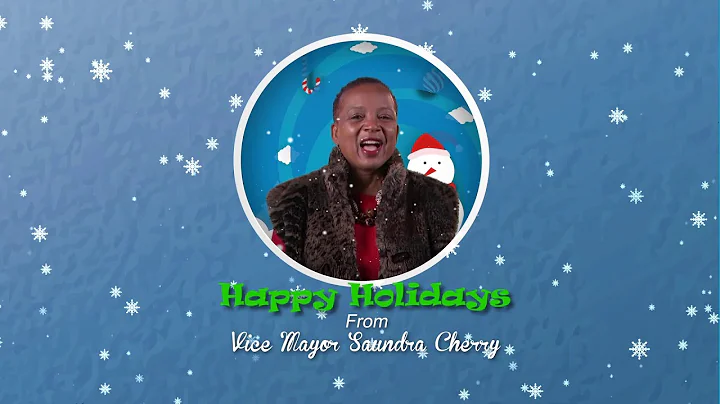 Newport News Vice Mayor Saundra Cherry Holiday Gre...