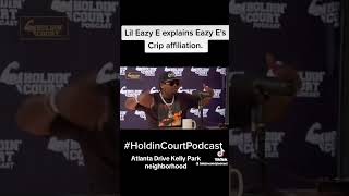 Lil Eazy clarifying Eazy-E’s gang affiliation #compton #crips #bloods #ruthless  Profile