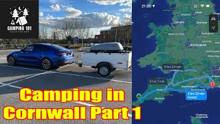 First Camping Trip 2023 in my BMW i4 - Part 1 #bmwi4 #2022bmwi4 #cornwall #campinglife