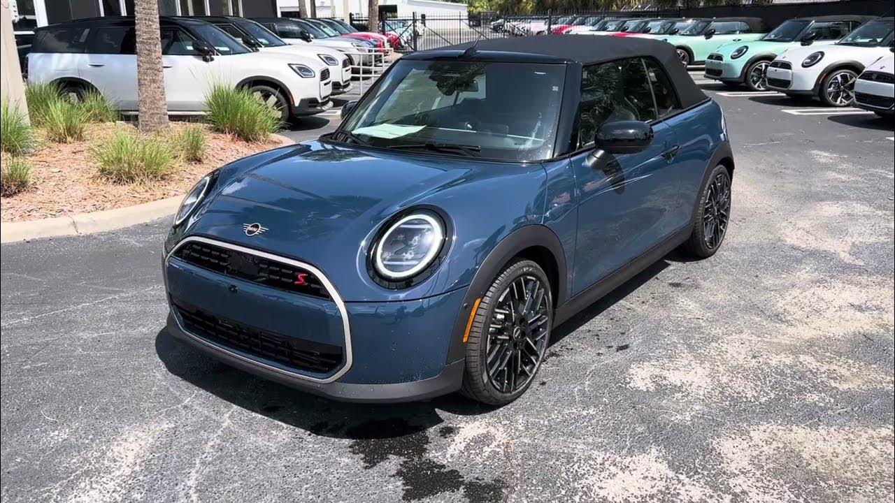2025 Indigo Sunset Blue MINI Cooper S Convertible with Iconic Trim and Nightshade Blue Vescin 2025 Indigo Sunset Blue MINI Cooper S Convertible with Iconic Trim and Nightshade Blue Vescin