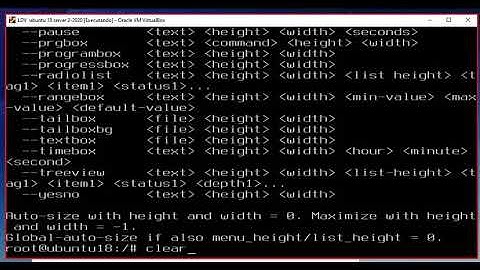 Janelas dialog em programas em Shell Linux - Instalação e teste