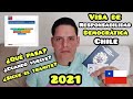 VISA DE RESPONSABILIDAD DEMOCRÁTICA CHILE 2021