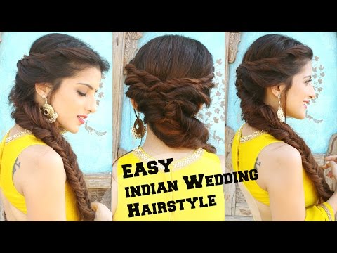 Wedding Hairstyle For Medium To Long Hair Fishtail Braid