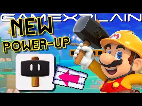 NEW Hammer Power-Up Revealed in Japanese Super Mario Maker 2 Direct