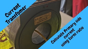 How to calculate primary current through a Current Transformer using turns ratio