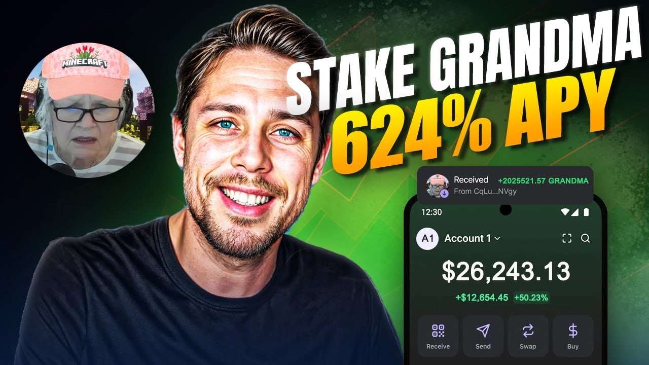 Stake Grandma Coin for Massive Rewards 🚀 624% APY Guide