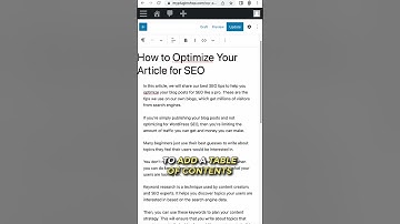 Add a Table of Contents Without Single-Use Plugins