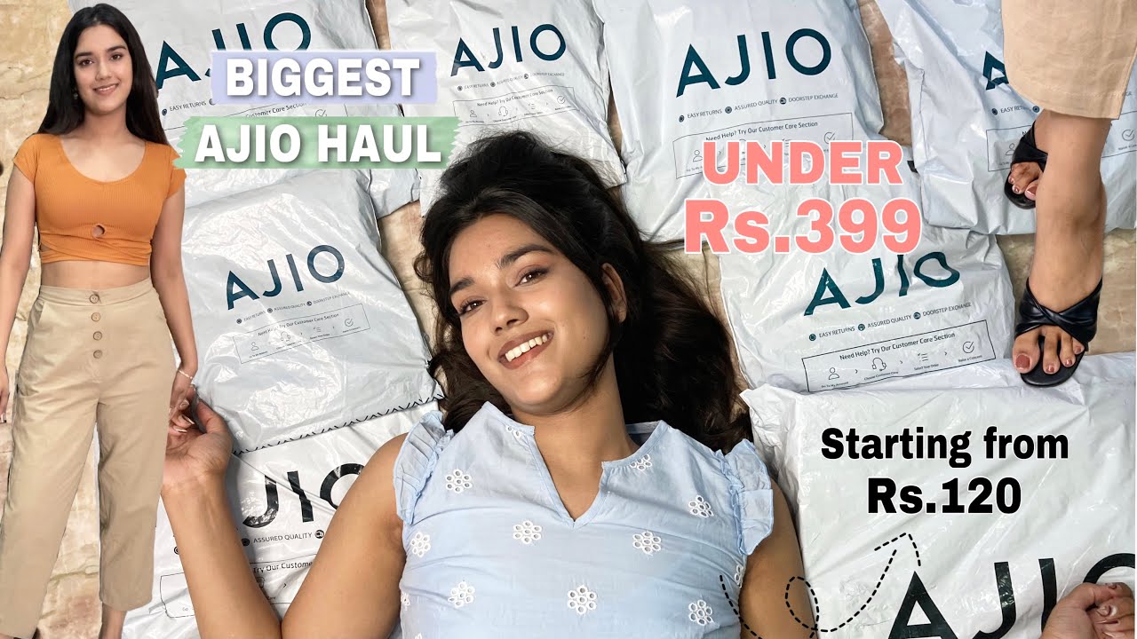 CHEAPEST *Under Rs.399* Ajio Haul | Upto 80% Off | Tops, Jeans, Kurtis, Heels & Bags | Ajio Haul |