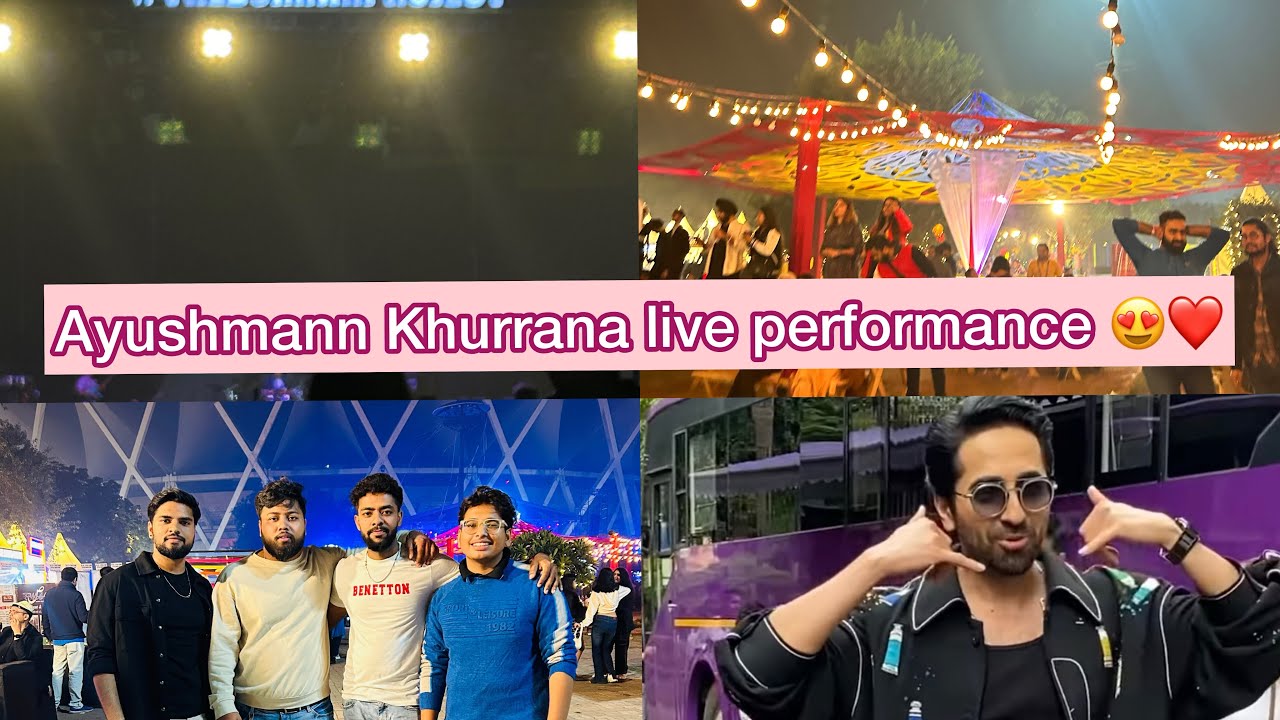 HORN OK FEST 😍 Ayushmann Khurrana performance 😍 YouTube