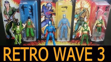 RETRO-WED: WAVE 3 GI JOE RETRO COLLECTION WAL-MART EXCLUSIVES