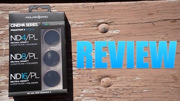 DJI Phantom 4 Polar Pro Cinema Series Lens Filters Review